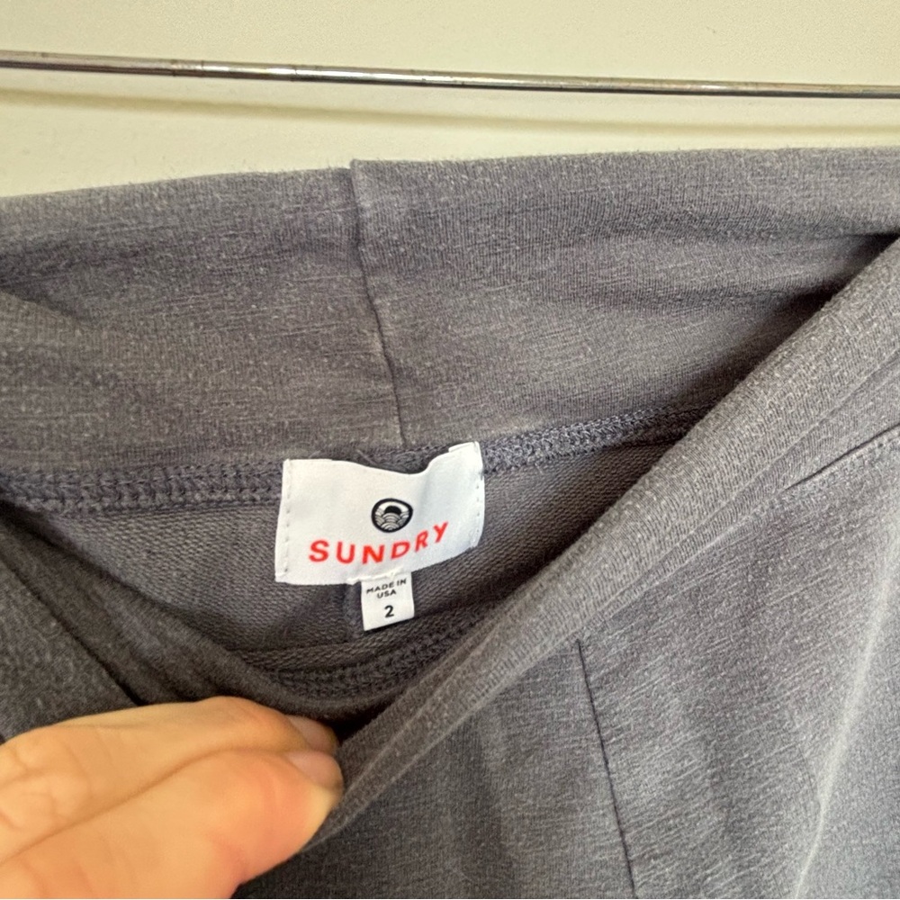SUNDRY Women's Stretch Leggings Size 2 Striped Casual Lounge Athleisure Small - Picture 3 of 6